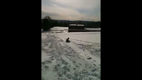 Caleb Sledding 1