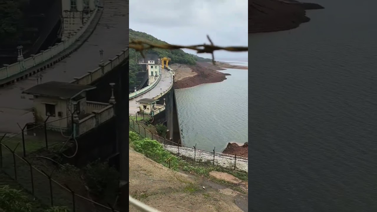 Supa Dam geshgudi largest dam of Karnataka 1974 Mein start construction open 1987