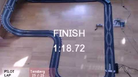 Arduino / Processing -based slot car racing timer with video overlay