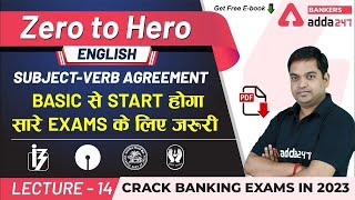 Subject Verb Agreement Rules in English Grammar | Adda247 Banking Classes | Lec-14