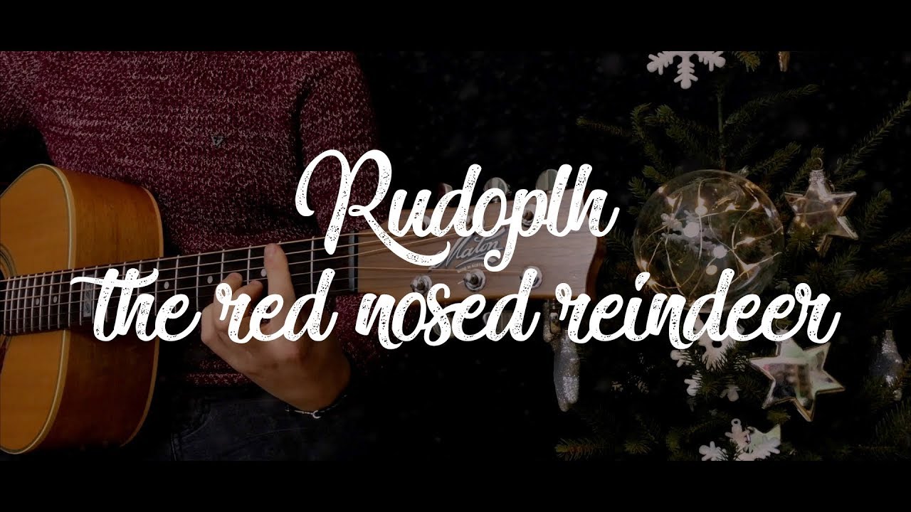 rudolph the red nosed reindeer guitar fingerstyle