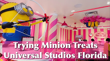 Minions Treats Universal Florida - What We Ordered From Bake My Day and Freeze Ray Pops