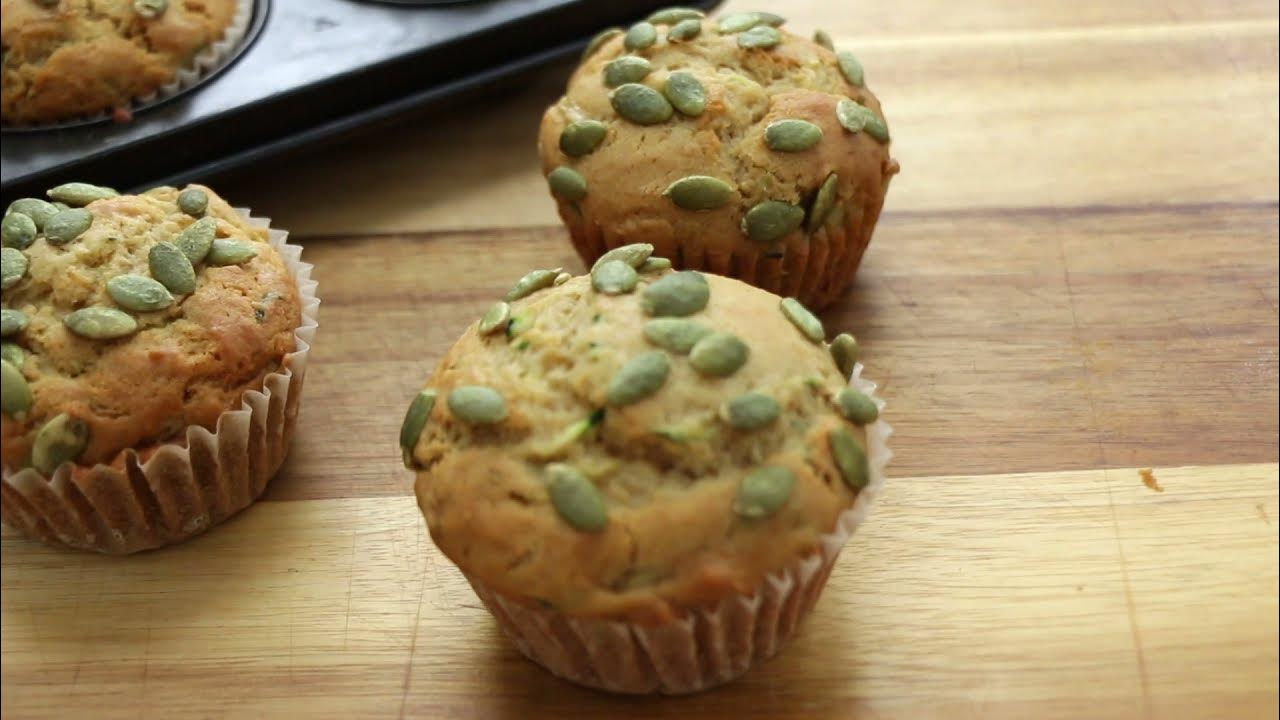 Muffins aux Courgettes et Graines de Citrouille I La Cuisine de Jean