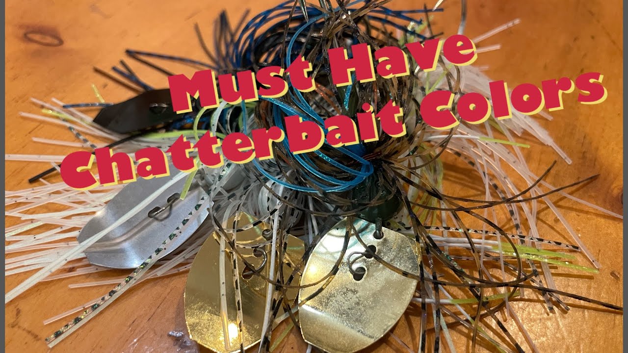 TOP 3 Chatterbait Colors | Must Have Bladed Jigs | #bassfishing #chatterbait