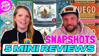 5 Mini Board Game Reviews | Board Game Snapshots