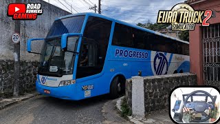 Euro Truck Simulator 2 Bus Passenger Trip | REALISTIC Busscar Jum Buss 380 Bus Drive 😍 screenshot 1