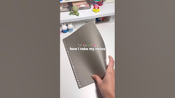 how i take my notes 🌷 #study #studywithme #studymotivation #notes #notetaking #asmr #shorts #short