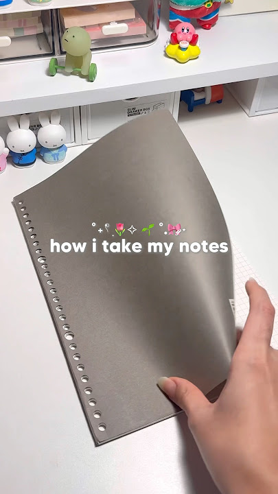 how i take my notes 🌷 #study #studywithme #studymotivation #notes #notetaking #asmr #shorts #short