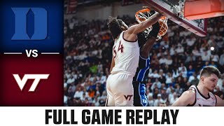 Duke vs. Virginia Tech Full Game Replay | 2023-24 ACC Men’s Basketball