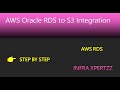 AWS RDS Oracle to S3 Integration