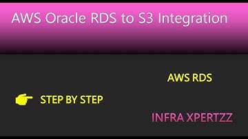 AWS RDS Oracle to S3 Integration