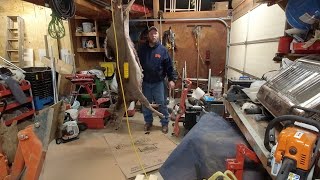 Skinning A Deer With A Golfball / Using a Hoist To Skin A Doe / Deer Hunting Tips / Deer Camp Tips