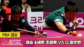 Quoc Nguyen NGUYEN(VIE) vs Murat Naci COKLU(TUR) Final SET6 [Crown Haitai PBA Championship]