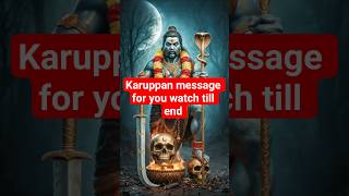 Karuppan message for you 🌺 #karuppasamy #karuppan #shorts #karuppu #motivation