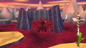 Spyro 2: Gateway to Glimmer (PS1) walkthrough - Skelos Badlands