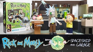 Rick und Morty: Spaceship und Garage Unboxing & Review (Klemmbausteine von McFarlane Builds)