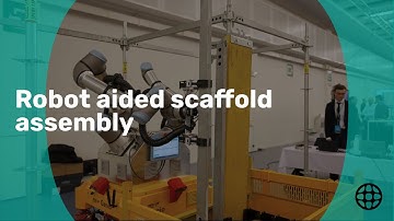 Robot aided scaffold assembly