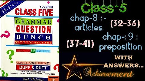 Duff and dutt class-5 Chapters 8&9(page32-36 & 37-41) #duff&dutt #questionbunch #class5 #target2023