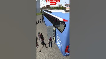 #shorts | Jetbus2 SHD Hino bus mod for bussid | picking passangers | Android game | 3d game | bus