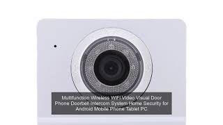 Multifunction Wireless Wifi Video Visual Door Phone Doorbell Intercom System Home Security For Andr