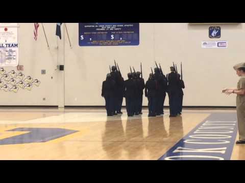 JROTC Madras High School Drill Team 2015