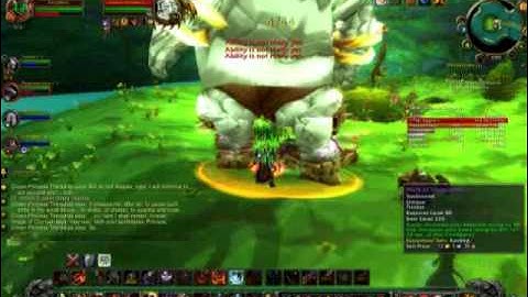 World of Warcraft Pre-Cataclysm: Crown Princess Theradras (World Event Boss)