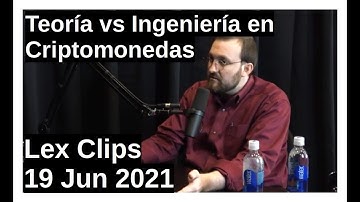 Teoría vs Ingeniería en Criptomonedas | Charles Hoskinson y Lex Fridman | Lex 19 Jun 2021