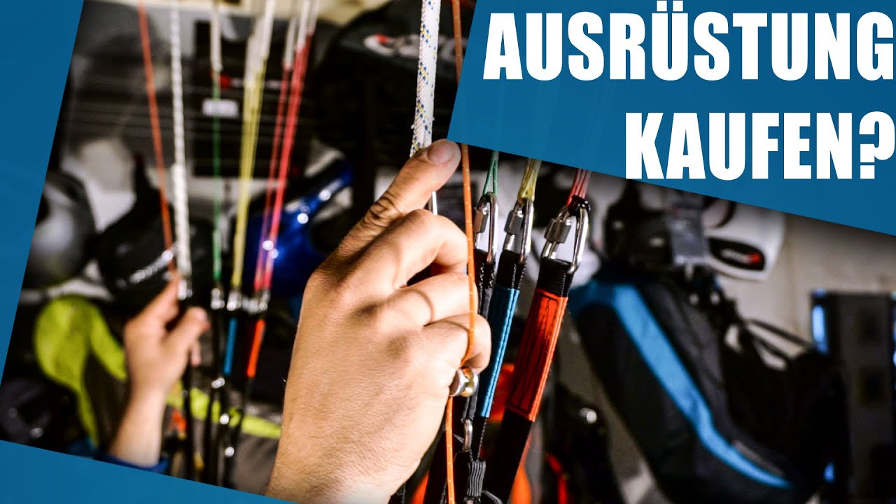 Muss ich mir Gleitschirmausrüstung kaufen? - Paragliding lernen | Flugschule Hirondelle, Weinheim