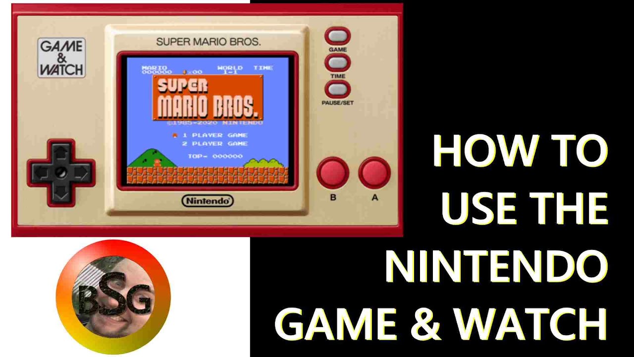 How to Use the Nintendo Game & Watch 