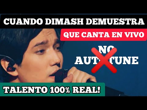 CUANDO DIMASH DEMUESTRA QUE CANTA EN VIVO — NO AUTOTUNE — TALENTO 100% REAL!