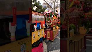 Azerbaijan Baku Nizami Street Novruz Festival Street Food Entertainment And Attributes Of Novruz