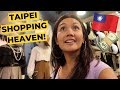 CHEAP SHOPPING in TAIPEI + haul! (Wufenpu & Ximending)