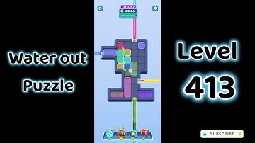 Water Out Puzzle Level 413 Walkthrough 💧 | Step-by-Step Solution | SolutionGuruji