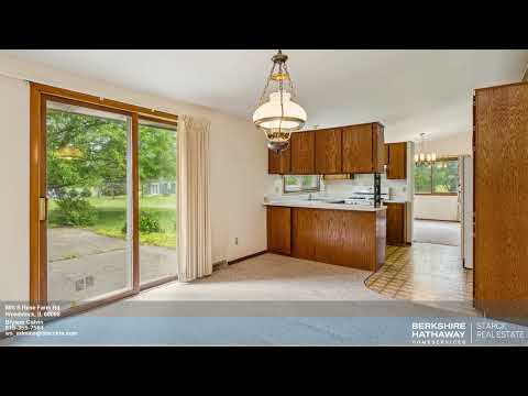 805 S Rose Farm Rd, Woodstock, IL home video tour
