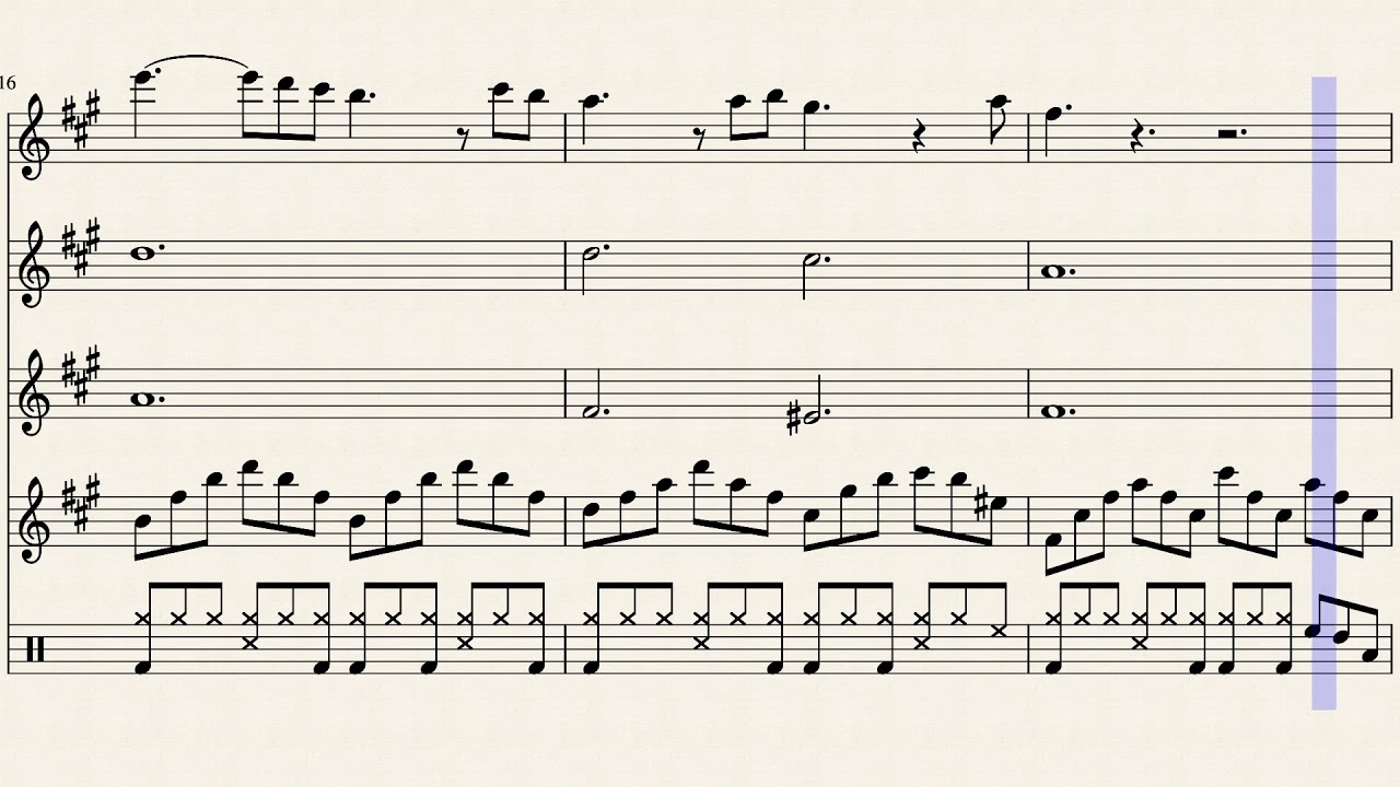 K.K. Lament Animal Crossing Flute Quartet Arrangement Sheet Music