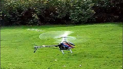 T-Rex 500 ESP first day in the air