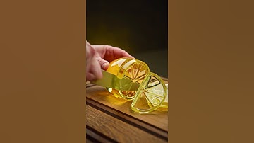 Cutting Glass Fruits lemon ASMR #ai  #aiart  #asmrsounds   ​ #asmr   ​ #aiasmr   ​ #satisfyingvideo
