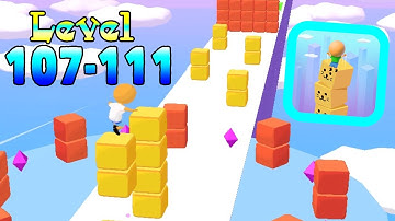 Cube Surfer Gameplay - Level 107-111 Best Hyper Casual Games and offline Mobile Games
