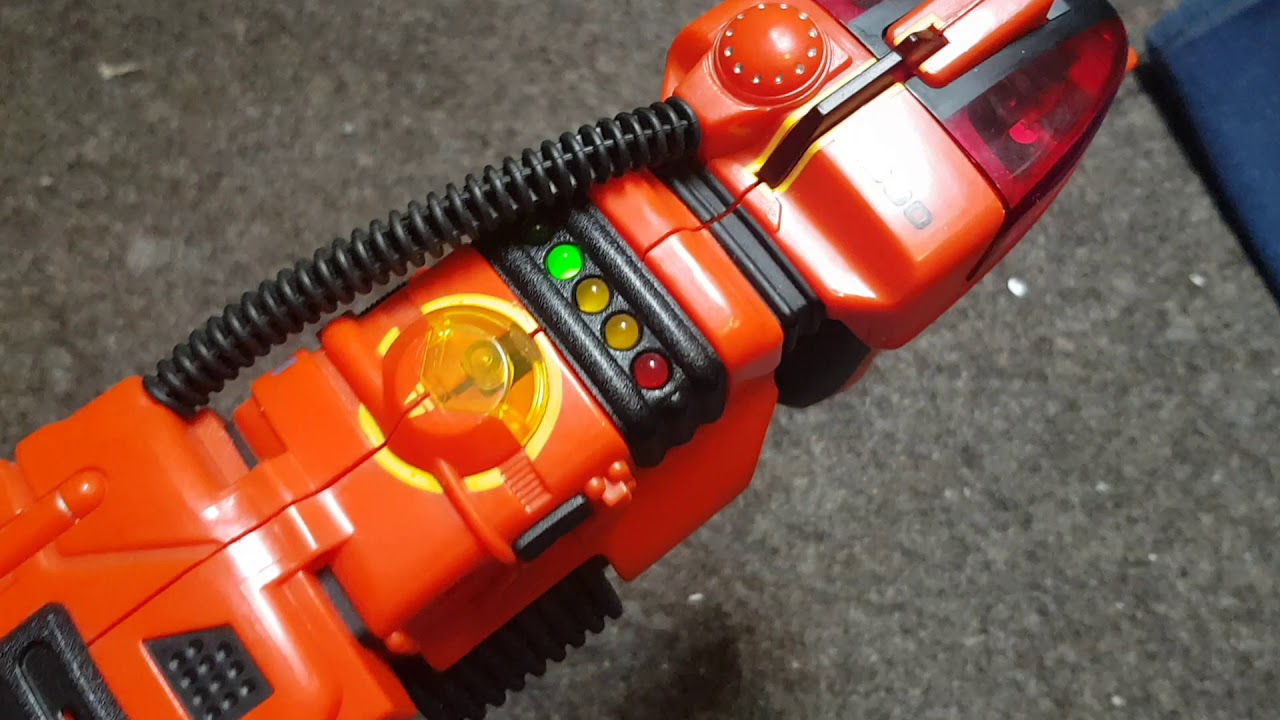 laser glove toy set gun pro z9000 galoob japan testing - YouTube