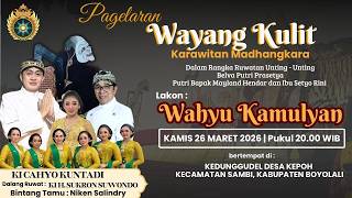  Wayang Kulit Ki Cahyo Kuntadi  Lakon Wahyu Kamulyan pandhawa Sesuci