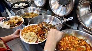 Amazing! Cheap buffet in Korea, noodles, Korean cooking, Korean street food