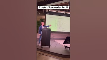 Lance Martin (LangChain): Cluster Summaries in AI #unstructureddata