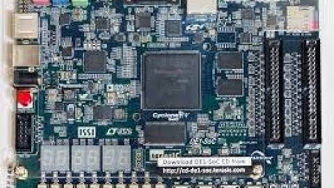 Displaying numbers from 0 to 9 on Altera DE1 SoC FPGA board.