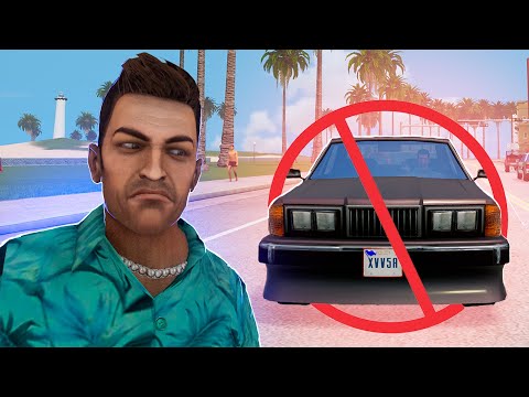 видео: ПРОШЕЛ GTA VICE CITY БЕЗ МАШИН