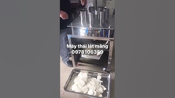 Máy thái lát măng tươi, máy thái lát tròn, máy thái lát khoai mì khoai lang tròn, máy thái lát tròn