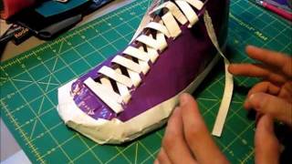 How to make Duct tape shoes Part 1