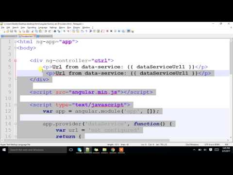 What is Provider in Angular JS?.