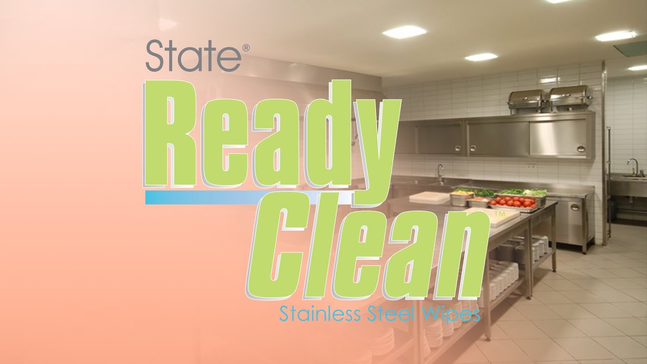 ReadyClean™ Stainless Steel Wipes - Case of 6 - State Industrial Products