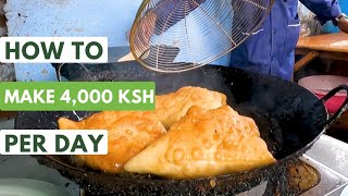 How To Start Mandazi Business And Make 4,OOO ksh In A Day,Kibandaski Millionares||Street Food. screenshot 5