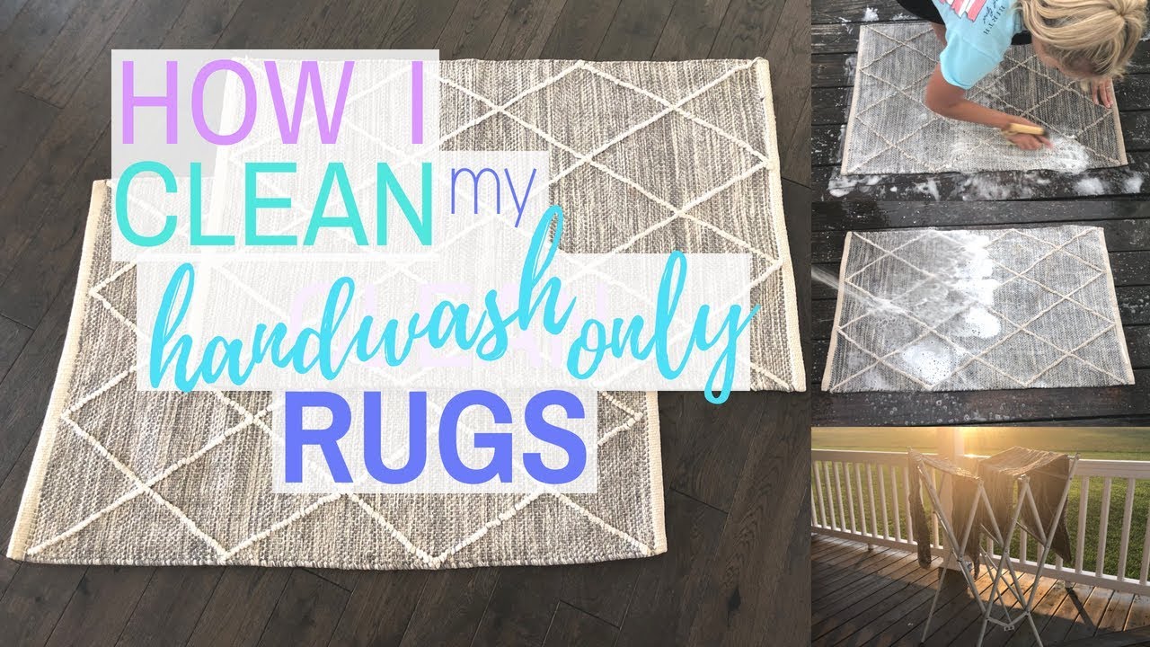 How to Clean Hand Wash Only Rugs  Rug Cleaning  Clean With Me  Cleaning  Motivation